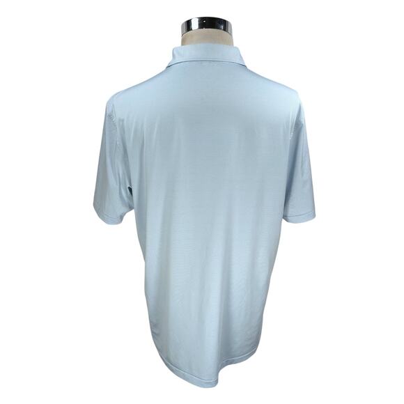 Peter Millar Summer Comfort Polo Shirt Men's Large Blue Harry Potter The Kiln - Picture 5 of 10